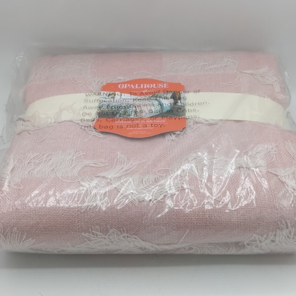 Opalhouse Bedding Opalhouse Oversized End Of Bed Throw Soft Pink